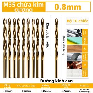 HUANGXIAOCHAO | Mũi Khoan Hợp Kim Coban Wolfram Độ Bền Cao Thép Không Gỉ
