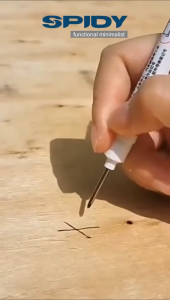 【Hottome】Spidol Kepala Panjang Long Nib Head Marker Waterproof / Pulpen Tulisan Penanda Bangunan Serbaguna