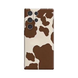 Potdemiel | Milk Cow Texture Phone Case for Samsung Galaxy S26 S25 Ultra S24 S23 Ultra Plus Shockproof Double Layer Tough Back Cover