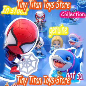 hot toys | Hot Toys Marvel Rivals Series Cosbi Blind Box Spider-Man Mini Figurine Collection Desktop Ornament Anime Fans Surprise Hot Gift
