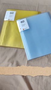 Clear Holder A4 Map Dokumen Organizer Perlengkapan Kantor 20 30 40 60 Pocket Transparant