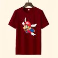 ATASAN KAOS MARIO FLY COWOK CEWEK UNISEX LENGAN PENDEK DEWASA ANAK BISA UNTUK BAJU KEMBARAN KELUARGA. 