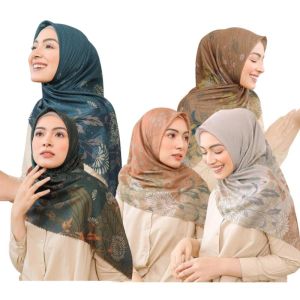 PROMO HIJAB 19 RIBUAN MOTIP RANDOM / Hijab Segi Empat Voal Motip