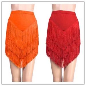 Điệu Nhảy Latin váy Latin tua V hình dạng váy phụ nữ Chacha Samba dancewear đỏ đen Salsa trang phục phòng khiêu vũ Tango váy cỡ lớn 5XL
