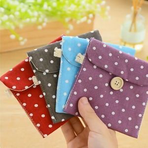 กระเป๋าจัดเก็บสิ่งของ สำหรับของกระจุกกระจิก กระเป๋าใส่ผ้าอนามัย