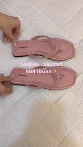 Sandal Wanita AULIA Sandal Flat Wanita Sendal Wanita Kekinian Sandal Jepit Karet Terbaru WANNSKY