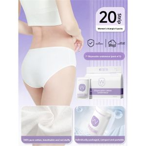 MONLEYTA | Disposable Underwear Womens Travel Sterile Shorts Postpartum Month No Wash Large Size Mens Business Trip Portable Daily Throw Bottoms