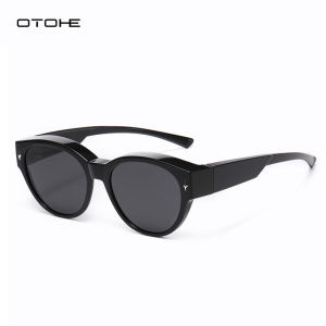 OTOHE Men Womens Sunglasses Myopia Glasses Cover Sunglasses Fashion Large Frame Sunglasses Polarized Summer Sunglasses Ultra Light Polarized Sunglasses Outdoor Traveling Walking Shopping Driving