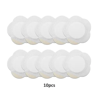 JBMBHC Castor Oil Pack Wrap Pads - 10PCS Organic Castor Oil Pads Self-Adhesive Castor Oil Belly Button Wrap Pads Portable & Anti-Leak