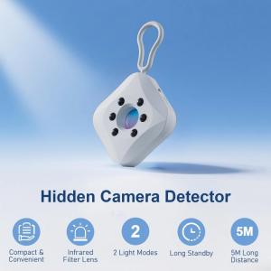 Hidden Camera Detector Small Hidden Camera Finder Spy Camera Detector For HotelHome Bedroom Bathroom Etc USB Rechargeable