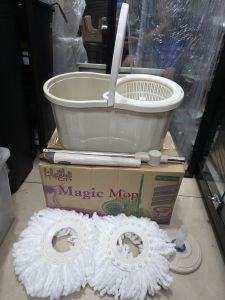 360 Spin mop medium size mocha color 2 head refill May gulong