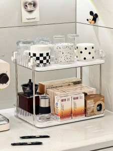 Desktop Cup Storage Rack Luxury Drainage Cup Holder Tea Set Placement Stand Creative Trendy Plastic Material Other Installation