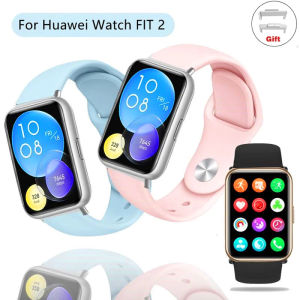 Dây đeo sillicon cho đồng hồ Huawei phù hợp với 2 Dây Đeo smartwatch Phụ kiện dây đeo tay thay thế correa Vòng đeo tay đồng hồ Huawei Fit2 dây đeo