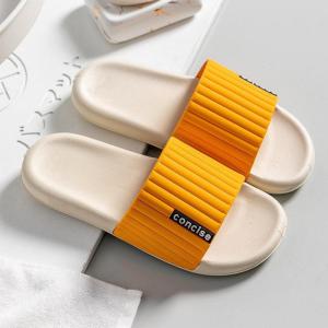 Mens Home Slippers Summer Indoor Anti-slip Bathroom Bathing Couple Home Silent Soft Bottom Outdoor Wearable Cool Slippers