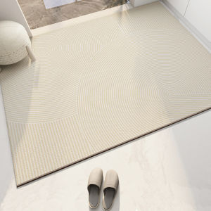VIKAMA Luxury-Style Bathroom Entry Door Rug Kitchen Floor Mat Water Absorbing Anti-Slip And Durable Home Decoration