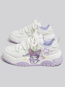 Warrior Sakura Kurokos Thick Bottom Sneakers Womens Spring Autumn Limited Edition Student Sports Flat Shoes Casual Fashion