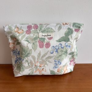 MangSeng Floral Makeup Bag Travel Storage Organizer Pouch DIY Brand Home Storage Tools for Personal Items Organization