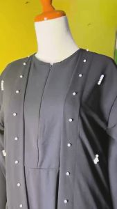 Syahira Abaya Set Dress Gamis Abaya Polos Kekinian Terbaru 2025 Series Pakaian Wanita Terlaris Bahan Ceruty Babydoll