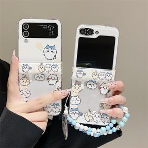 Creative Gikawa Flip Cover for Samsung ZFlip6/5/4/3 Ultra-Thin Full-Package Cute Womens Style Protective Shell Anti-Fall