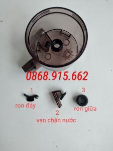 Gioăng/ ron/ zoong cao su giữa cốc 2 vòi 300ml máy ép chậm SAVTM JE07/31/35