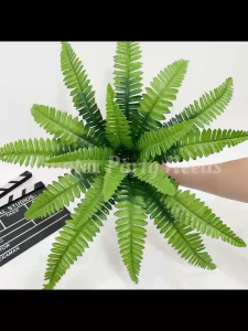 Artificial Persian Leaf Green Fern Paco Leaves Grass Imitation Leaf Home Decor Wedding Artificial Fern Leaf Bunch Plant