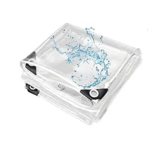 Transparent waterproof cloth -0.35mm transparent PVC waterproof cloth suitable for plant greenhouse car terrace