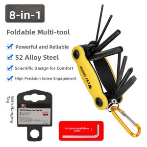 West Biking | Multi-Function Bicycle Repair Tool Set with Hex Key