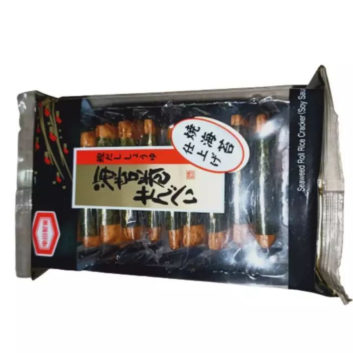 Japanese snack SEAWEED ROLL RICE CRACKER (SOY SAUCE) Lazada PH