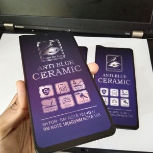 Anti Gores Keramik Blue /Anti Gores Lentur/ Anti Blue Glass Protection Mata / Glass Pelindung Mata For Oppo / Realme/ Samsung/ Vivo/ iPhone/ Infinix/ Redmi /