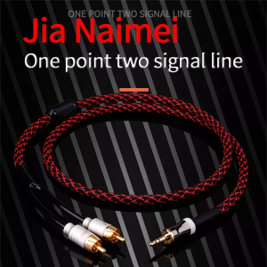 Hifi Audio Cable Jack 3.5mm to 2 RCA Audio Cabler PC Mobilephone Amplifier Interconnect High Qualitu 3.5 Jack to RCA Cable