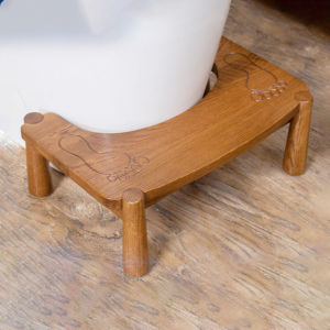 Non-slip Wooden Footstool For Children