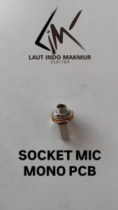 5 BUAH SOCKET MIC MONO PCB COKLAT SOCKET AKAI MONO PCB COVER AKAI MONO COVER MIC PCB ups stabilizer