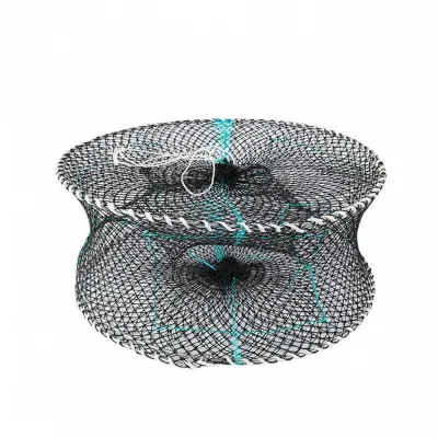 Folding Reinforced Spring Crab Trap