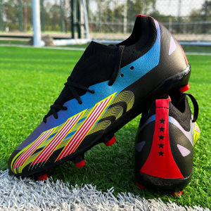 Massey Falcon X19 Soccer Shoes Male and Female Kids Primary School Student Adult Boy Broken Nail AG Long Nail Lawn Training Shoes