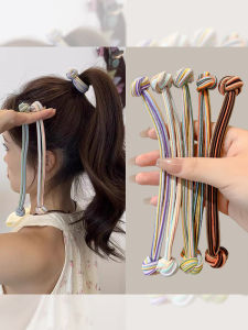 Durable High Elasticity Button Hair Ties for Women Long Lasting Hair Bands Hair Bands Headwear Hair Accessories Tail Ties
