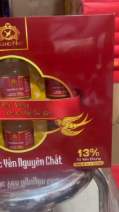 Hộp nước yến nguyên chất 13% tổ yến siêu ngon - SONG YẾN (1 hộp 6 lọ)