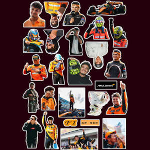 Randall Norris Sticker เคลือบคอมพิวเตอร์โทรศัพท์มือถือโน้ตบุ๊กตกแต่งดีไซน์สปอร์ตแอลกอฮอล์กันน้ำพร้อมหัวเข็มขัดแบบซ้อน