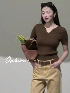 OAKMOO | Quần Jeans Tay Rộng Thẳng Thiết Kế Nổi Bằng Vải Cotton