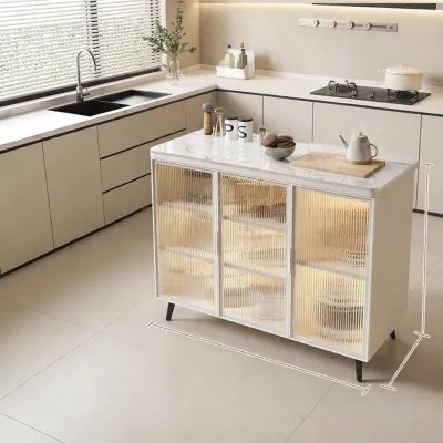 ZHENTAIYUAN | Multifunctional Kitchen Island Storage Cabinet