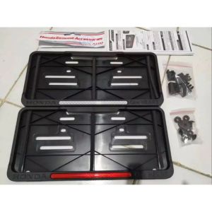 Cover Plat Nomor Motor Ori Honda Dudukan Plat Nomor Sepasang Depan Belakang