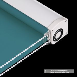 SIMONS PFERD | No Drilling Easy-Up Blackout Water-Resistant Roller Blind