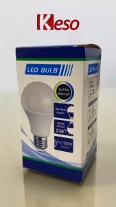Keso หลอดไฟ LED Warm-white light หลอด 9W 12W ปิงปอง ขั้ว E27 ใช้ไฟฟ้า 220V ห้องนั่งเล่น ห้องนอน