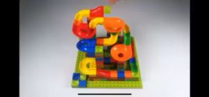 Jackjacktoys Mainan Edukasi Anak Puzzle Balok Susun isi 170 Pcs Building Blocks Track Maze Dino Marble Run