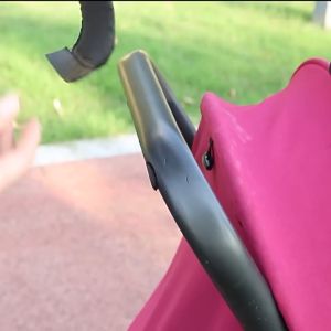 2pcs Baby Stroller Armrest Handle Sleeve Cover Universal Black Handle Cover