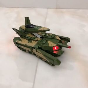 [Hàng sẵn] Đồ Chơi Xe Tăng 2in1 Biến Hình Thành Robot Tự Động - Có Đèn Và Nhạc Phát Ra Khi Di Chuyển