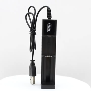 (ส่งจากไทย) ที่ชาร์จถ่าน แบบสาย USB ชาร์จถ่านได้หลายขนาดตามรูปรีวิว รหัส HT-656 ชาร์จรุ่น 18650 16340 26650 14500