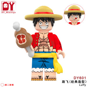 Đồ Chơi Khối Xây Dựng One Piece Luffy Sanji Nami Robin Đồ Chơi Lắp Ráp Cho Trẻ Em Phụ Kiện Đồ Chơi Bằng Nhựa ABS