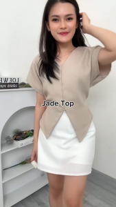 Lenata Jade Top / Atasan Wanita Formal Casual / Daily Wear Top