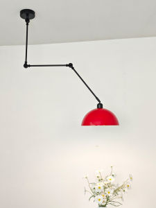 โคมไฟแบบติดเพดานแบบพับได้ปรับระดับได้สไตล์ยุโรปแบบย้อนยุคแบบทันสมัยสำหรับร้านอาหารบาร์และห้องนอน