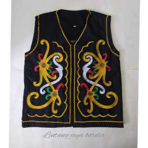 rompi anak bordir motif dayak